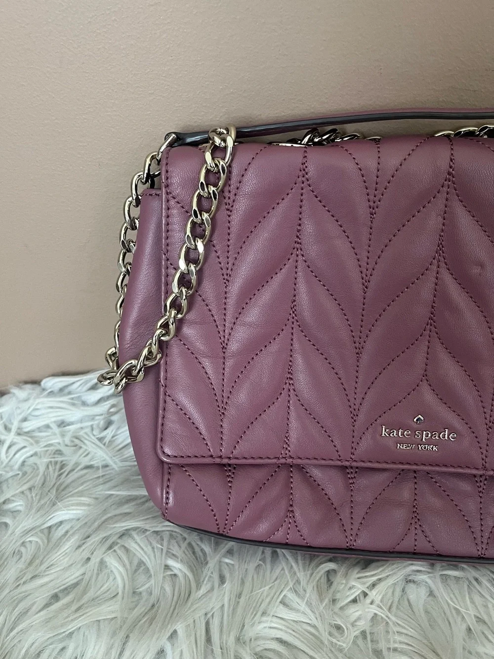 {Kate Spade} Briar Lane Emelyn Quilted Leather Shoulder Bag